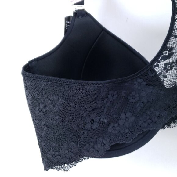 Maidenform Womens Size 42D Front Close Racerback Bra Black - Picture 4 of 7